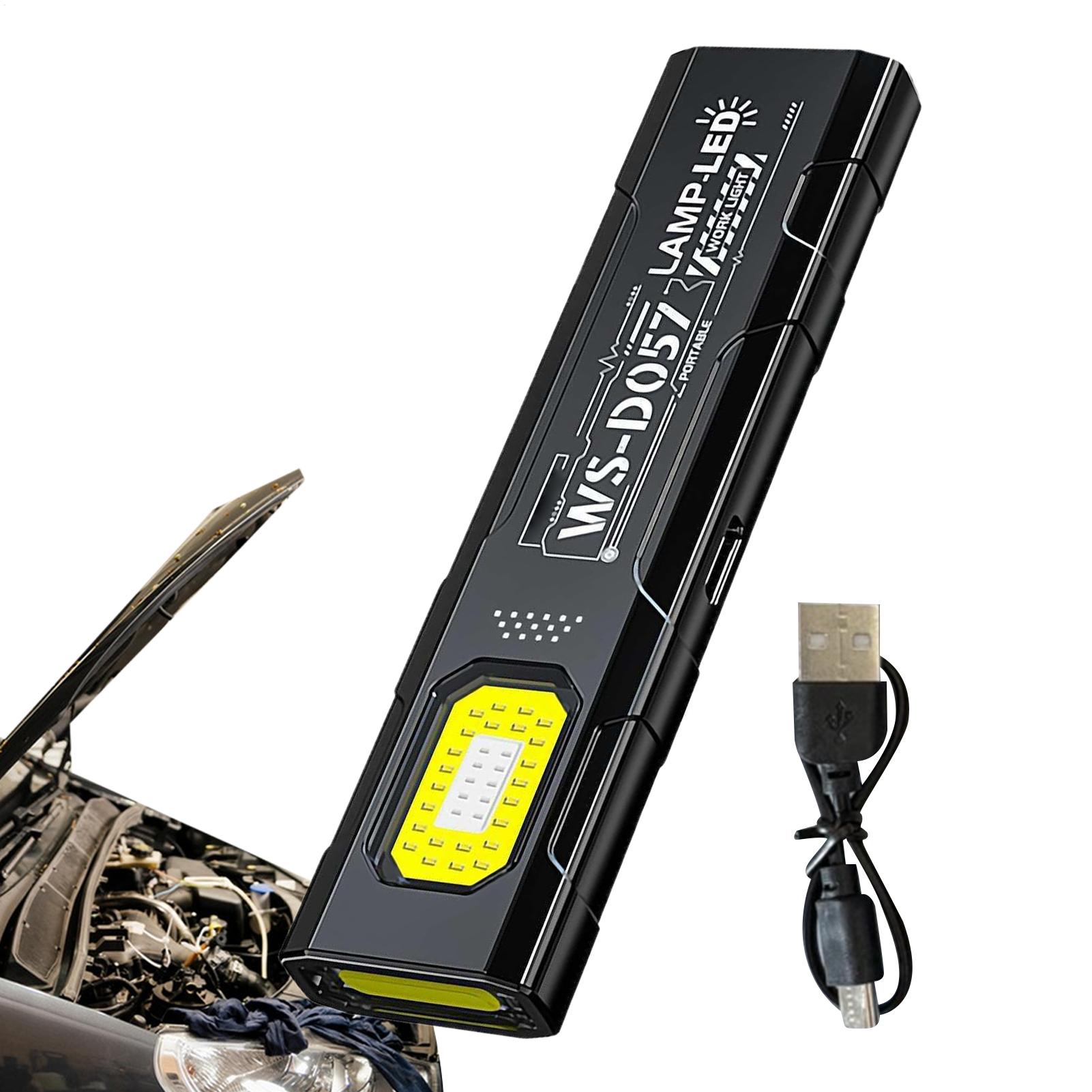 Home Security Flood Lights - Lanterna LED COB Tipo C Recarregável