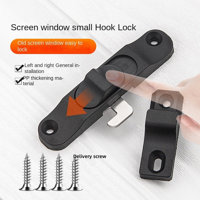 Home Security Door Reinforcement Lock - Primavera de plástico push-pull dobrável porta