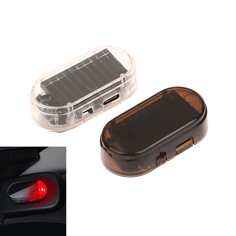 Solar Security Light - 1 peça led piscando luzes carro