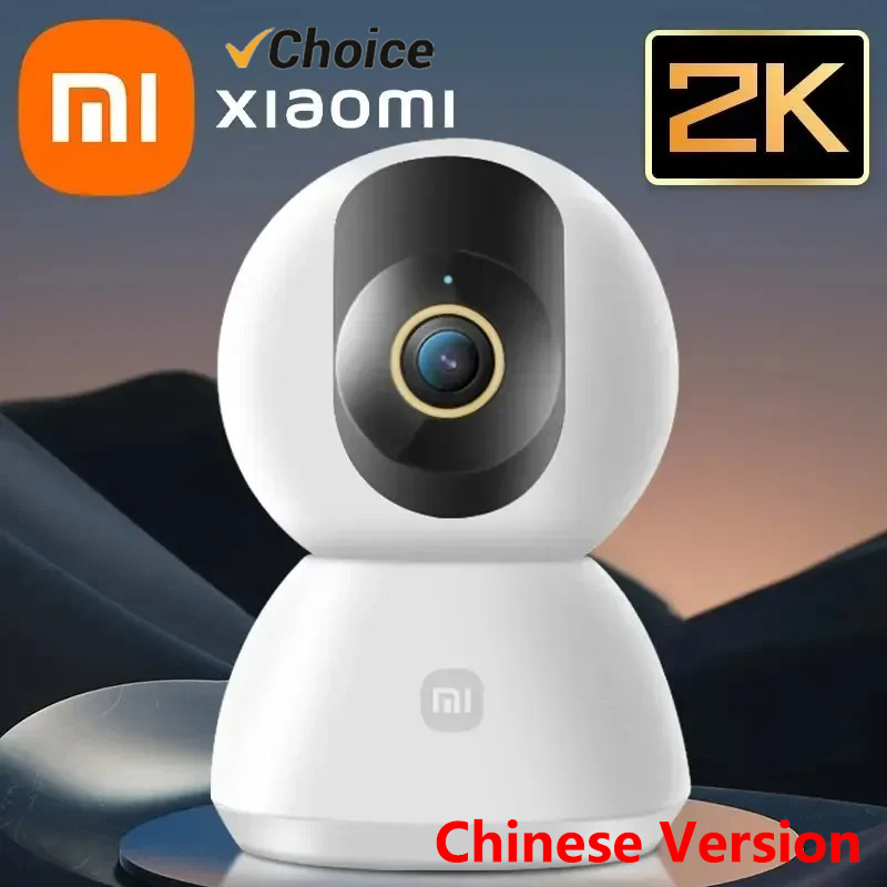 Xiaomi Home Security 360 - Câmera Inteligente Original Xiaomi 2K 1296P