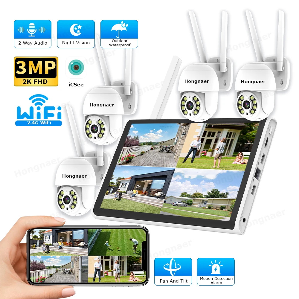 Home Security And Cctv - Kit de Câmeras de Segurança Sem