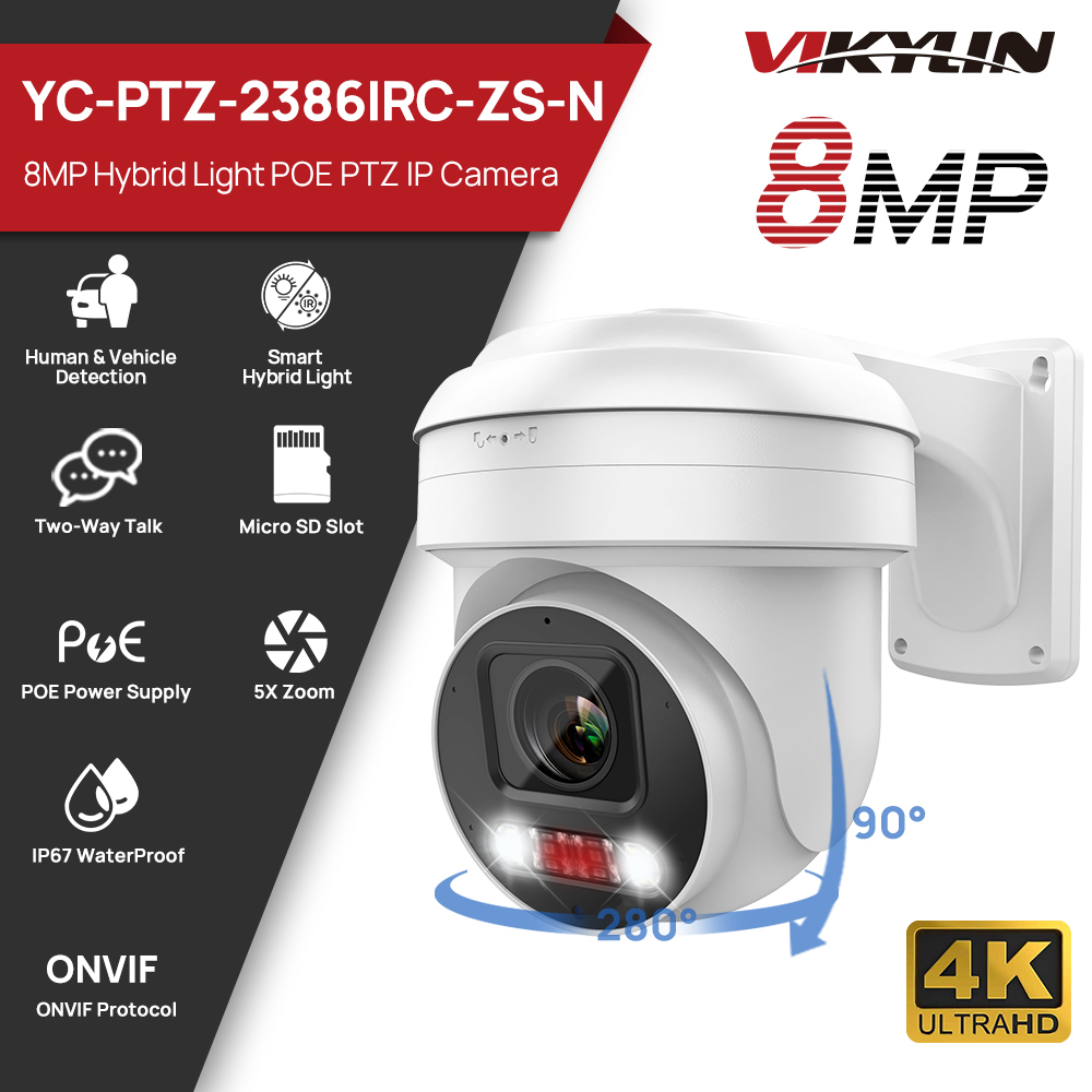 Home Security Online - Câmera IP Vikylin PTZ com Zoom