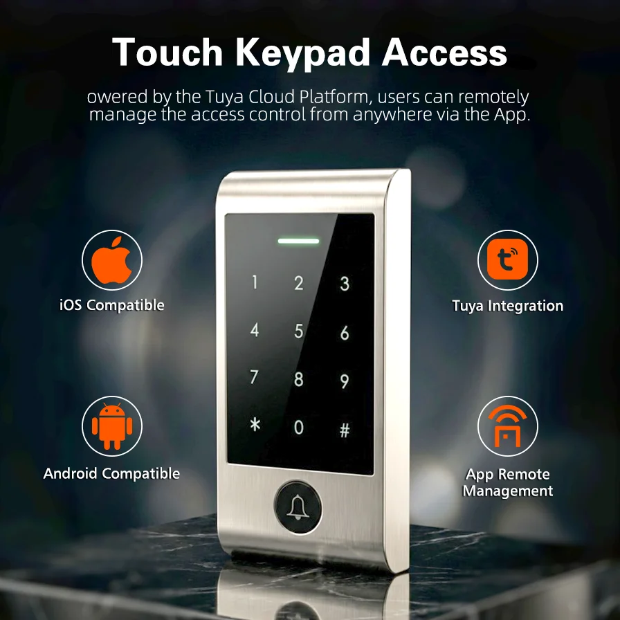 Home Security Bell - Sistema de Acesso com Teclado Touch