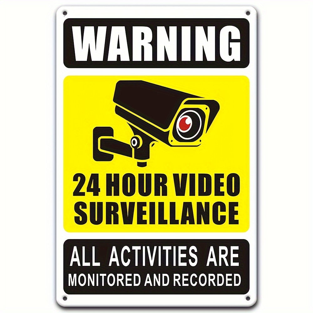 Home Security Ideas - Sinal de aviso de vigilância por