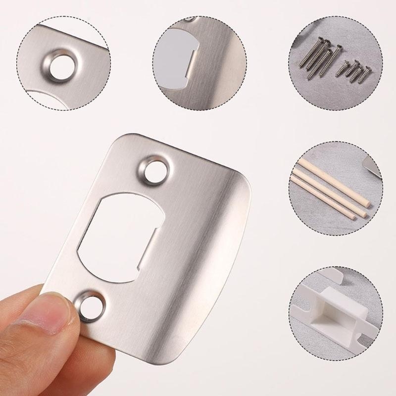 Home Security Door Reinforcement Lock - Conjunto placas greves porta elegante conjunto