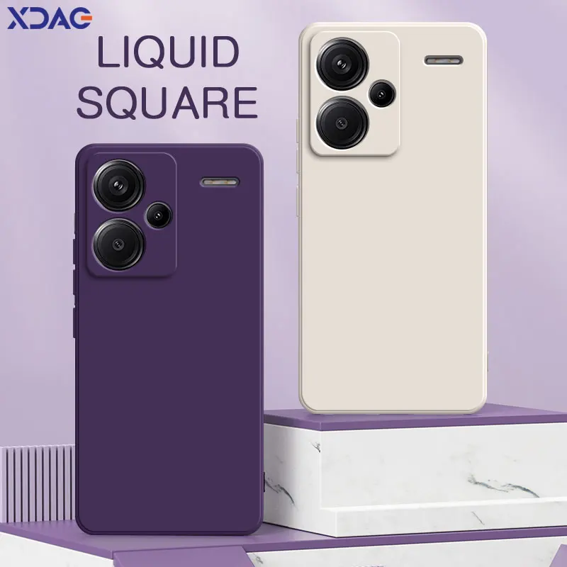 Xiaomi Home Security 360 - Capa de telefone de silicone líquido