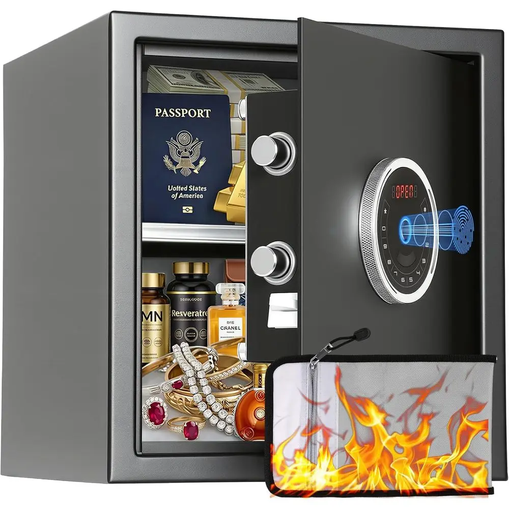 Home Security Officer - Cofre Biométrico com Abertura Automática 1.5,