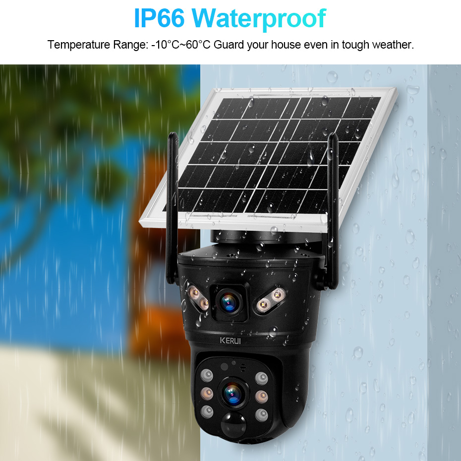Câmera Solar KERUI 6MP 4G SIM  - Home Security Ideas avaliação e preço