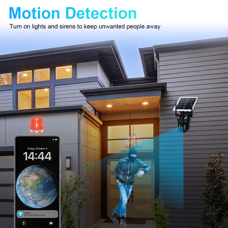 Câmera Solar KERUI 6MP 4G SIM  - Home Security Ideas avaliação e preço