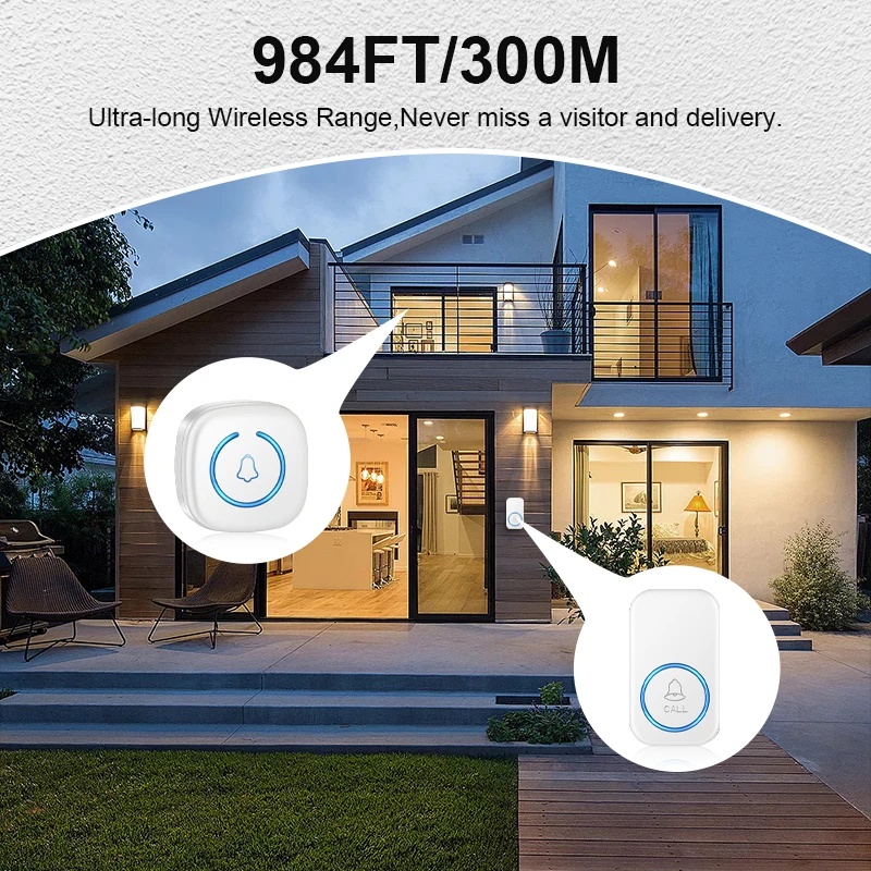Campainha Sem Fio Inteligente  - Home Security Bell avaliação e preço
