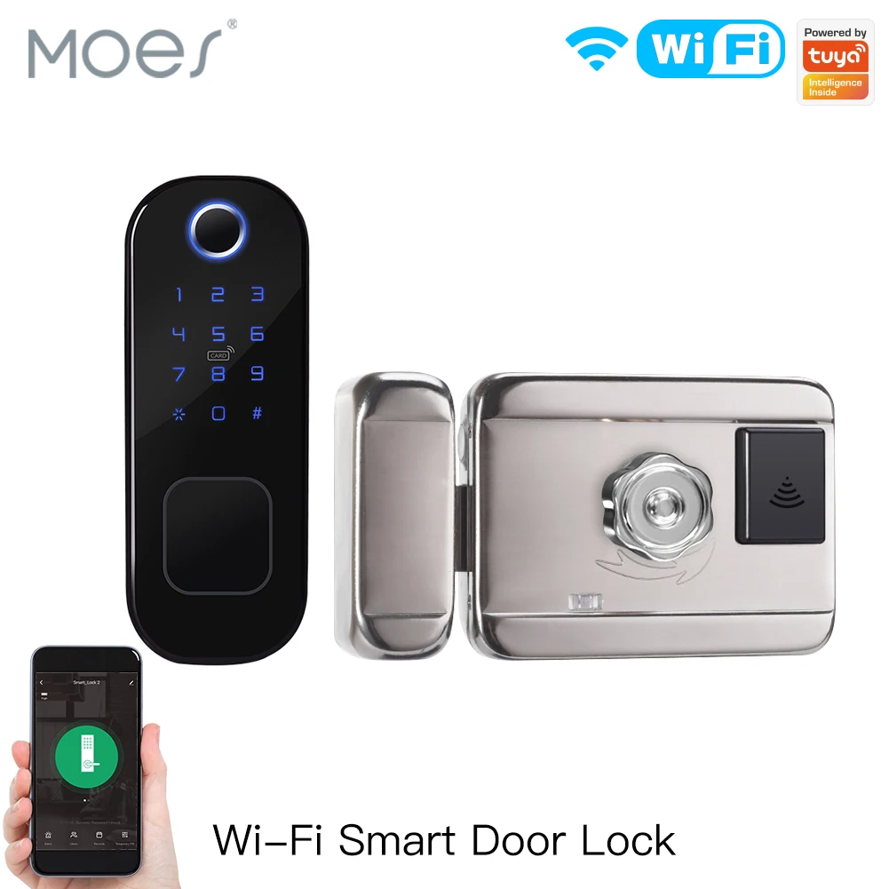 MOES-Smart Digital Door Lock c - Home Security Ideas avaliação e preço