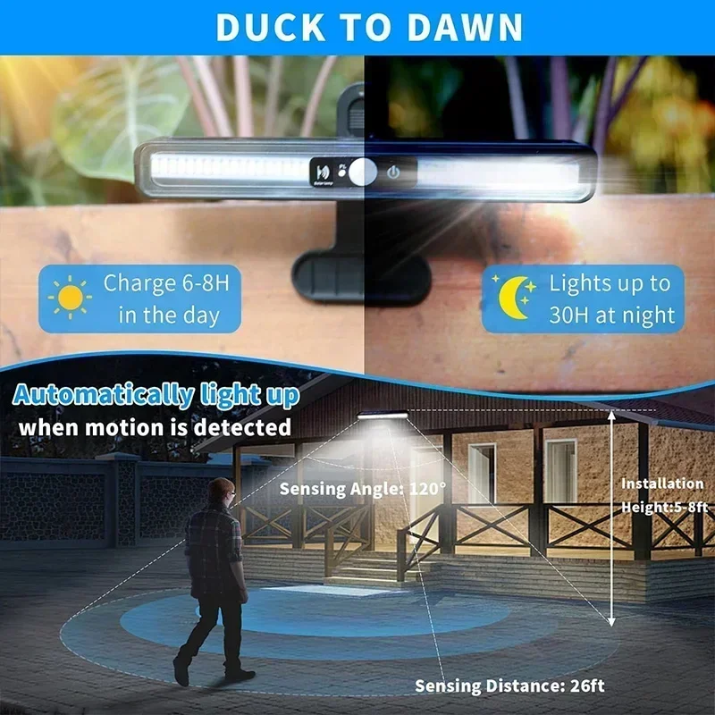 Luzes Solares de Movimento com - Solar Security Light avaliação e preço