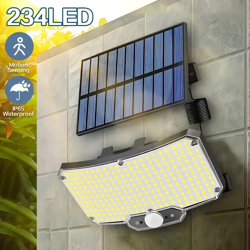 Luzes Solares Externas 234LED  - Solar Security Light avaliação e preço