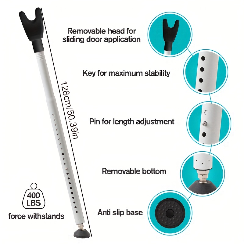 Barra de Segurança Ajustável 2 - Home Security Door Reinforcement Lock avaliação e preço