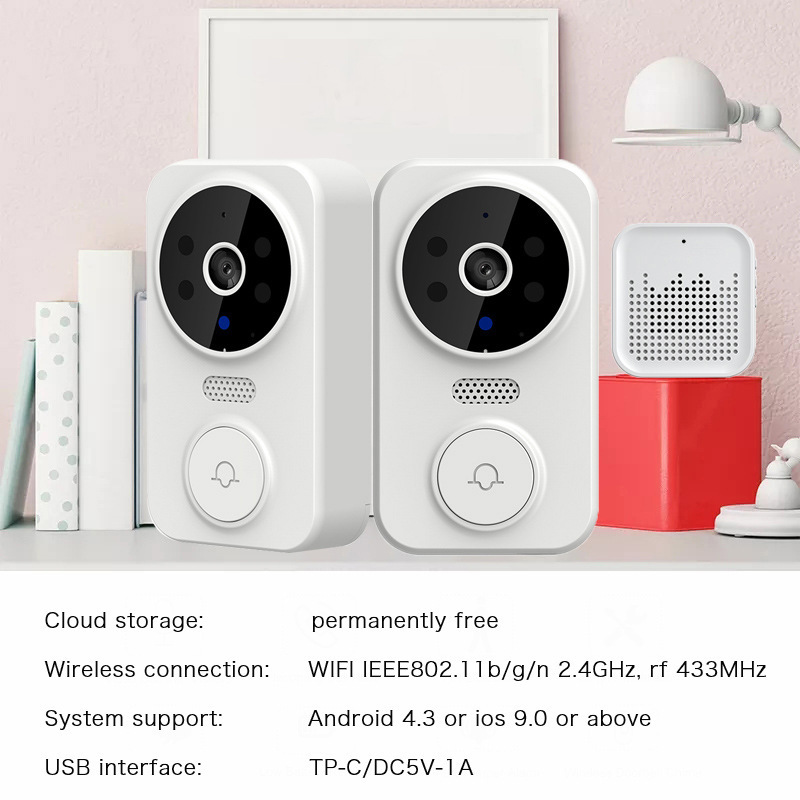 Campainha Inteligente Tuya WIF - Home Security Bell avaliação e preço