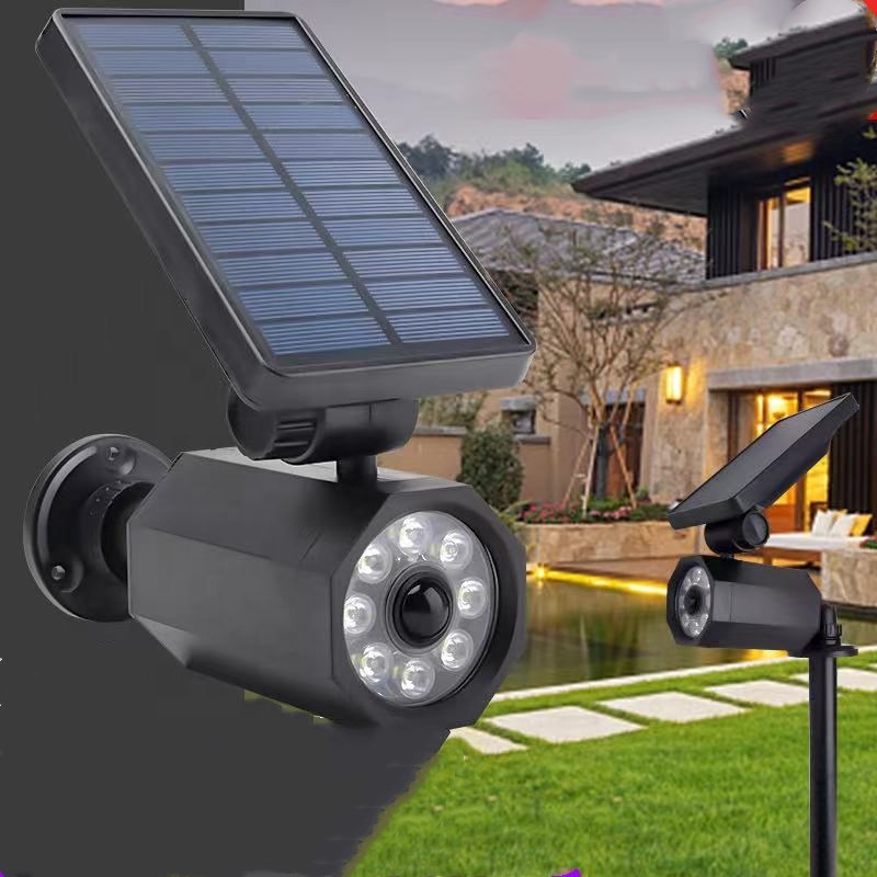 Câmera manequim 8 led à prova  - Solar Security Light avaliação e preço