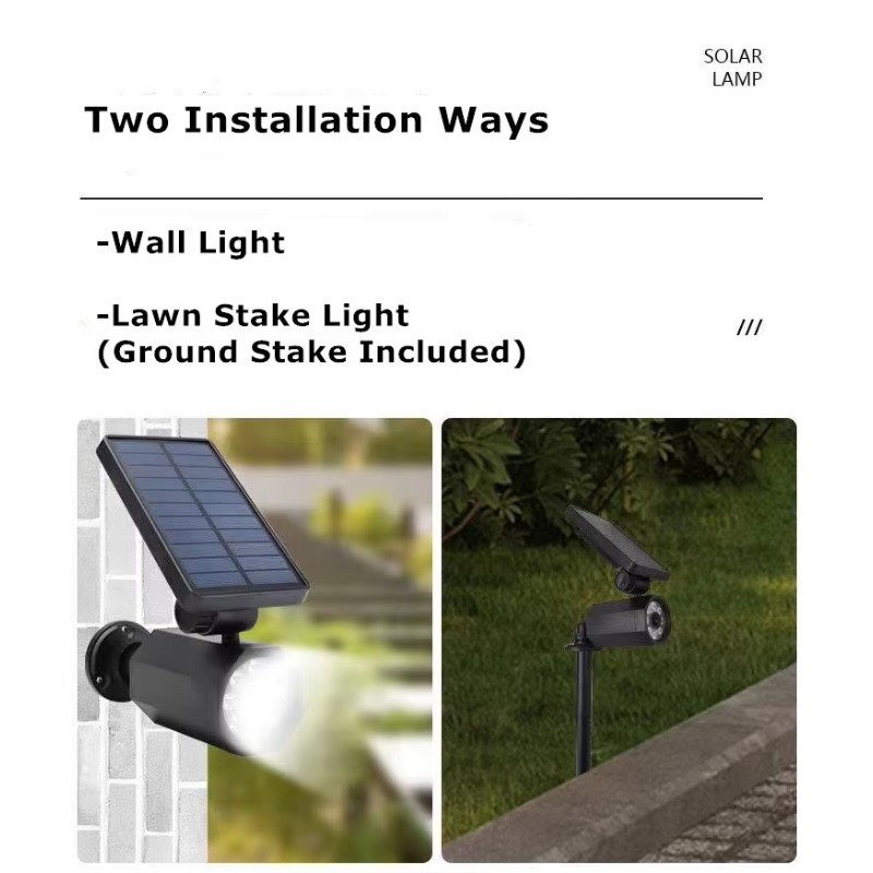 Câmera manequim 8 led à prova  - Solar Security Light avaliação e preço