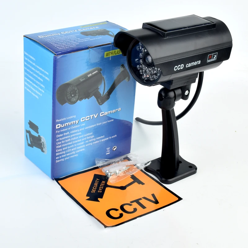 Câmera de Segurança Falsa Alim - Solar Security Light avaliação e preço