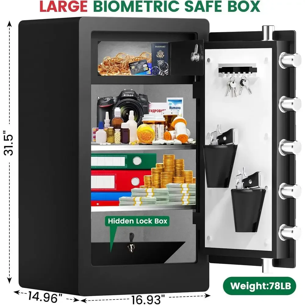 Cofre Biométrico Extra Grande  - Home Security Officer avaliação e preço
