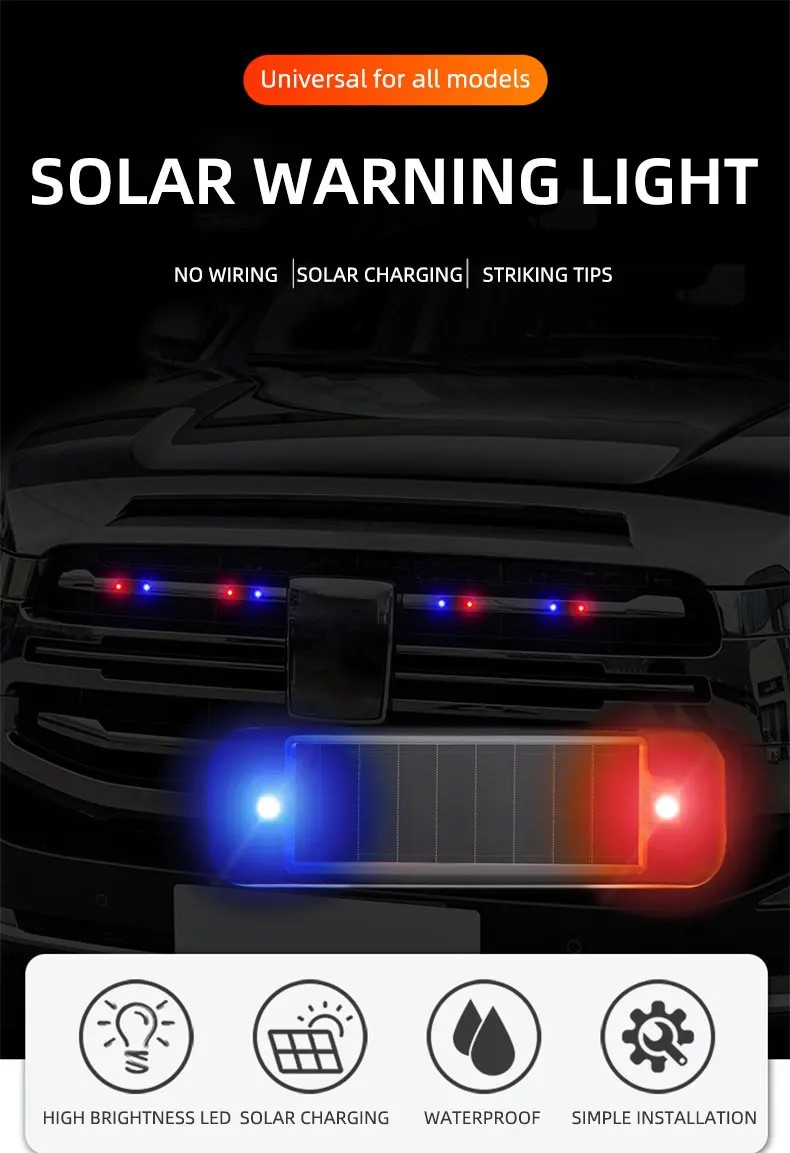 Mini led de energia solar luz  - Solar Security Light avaliação e preço