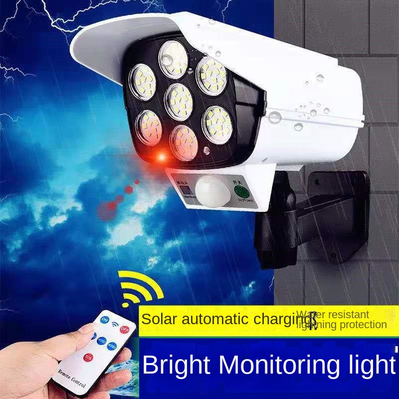 Luz solar ao ar livre sensor d - Home Security Flood Lights avaliação e preço