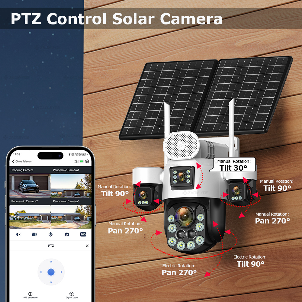 Câmera Externa 360 com 4 Lente - Home Security Ideas avaliação e preço
