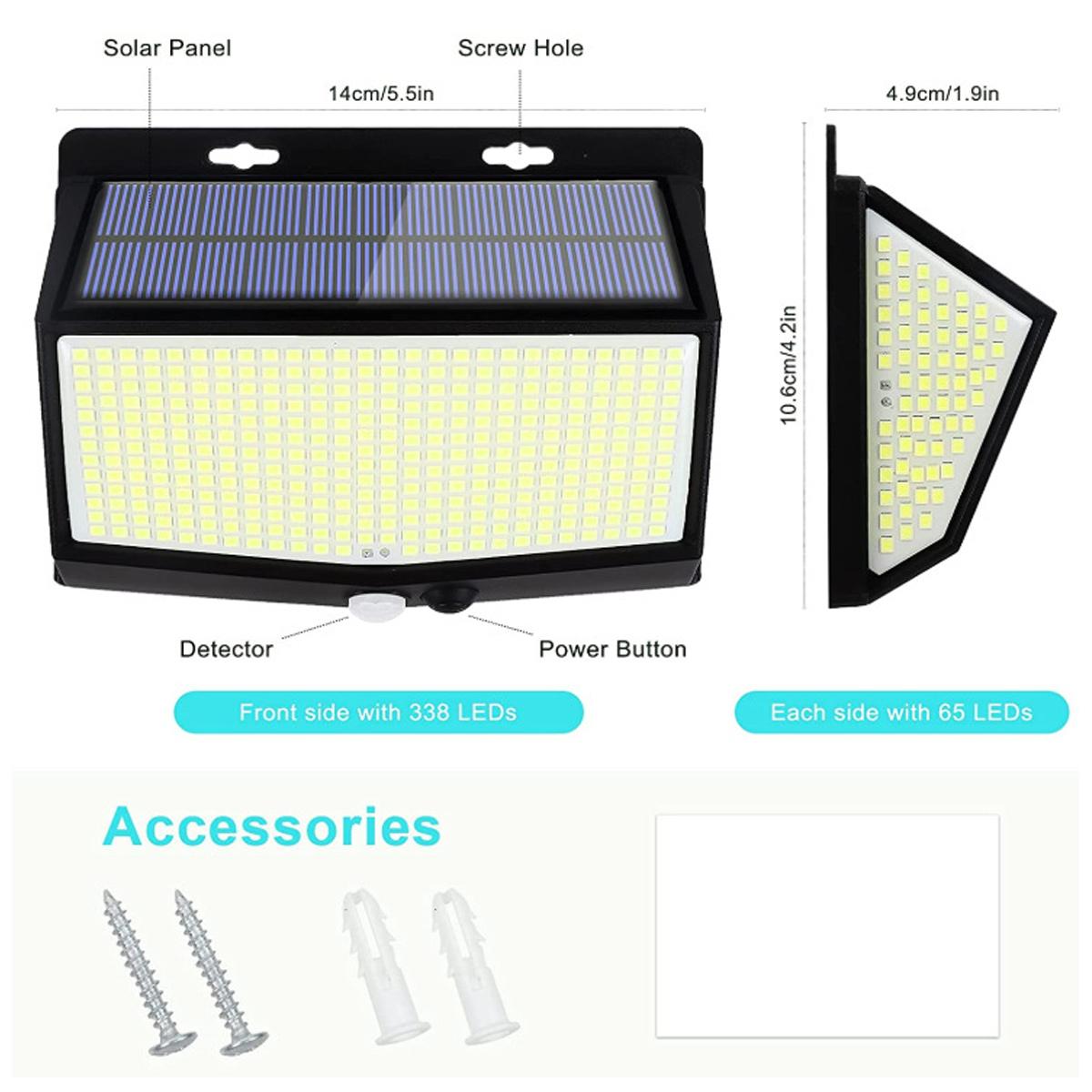 Luz de parede LED de 3 lados c - Home Security Flood Lights avaliação e preço