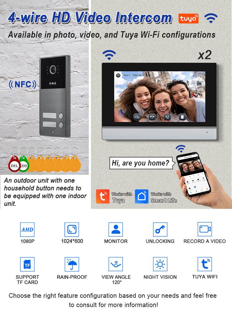 Novo Interfone Inteligente WIF - Home Security Prices avaliação e preço
