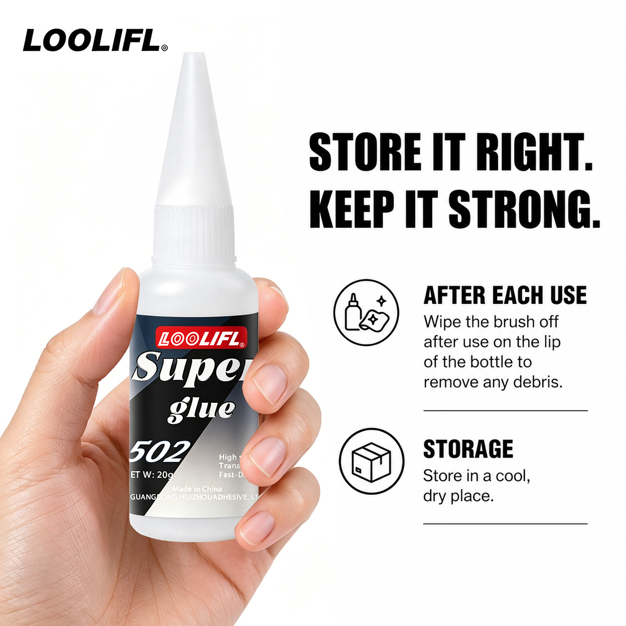 Loolifl-502-20Ml Adesivo Insta - Glass Break Detector avaliação e preço