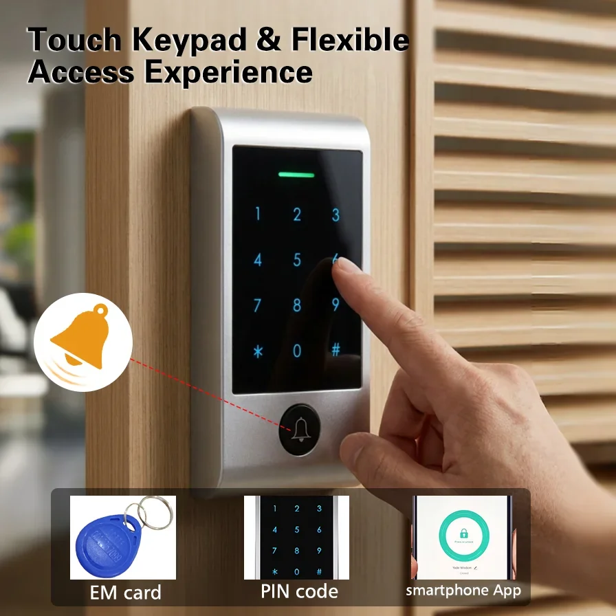 Sistema de Acesso com Teclado  - Home Security Bell avaliação e preço