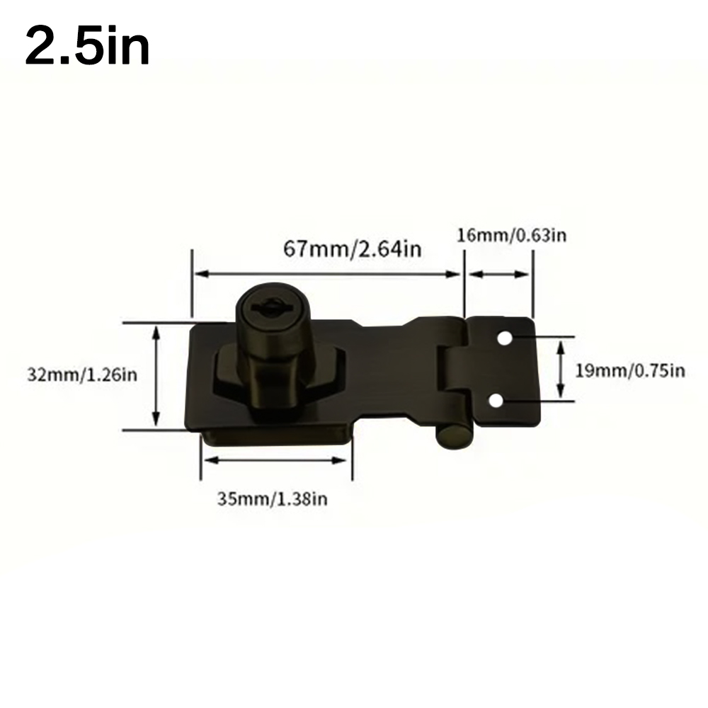 Trava ferrolho resistente ferr - Home Security Door Reinforcement Lock avaliação e preço