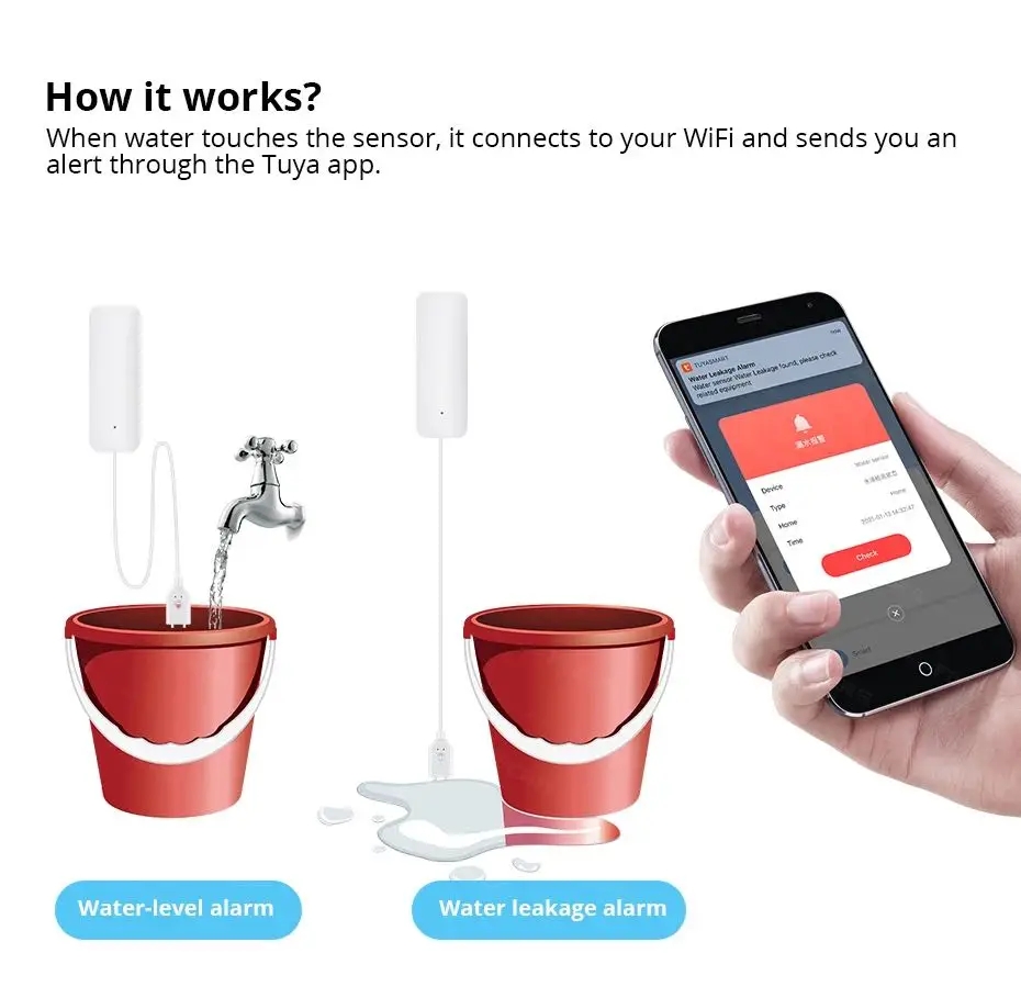 Tuya wi fi inteligente sensor  - Home Security Systems avaliação e preço