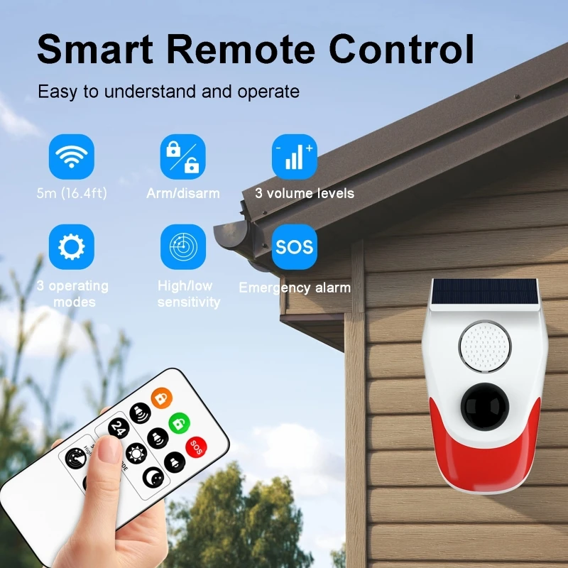 Sensor de movimento pir sem fi - Solar Security Light avaliação e preço