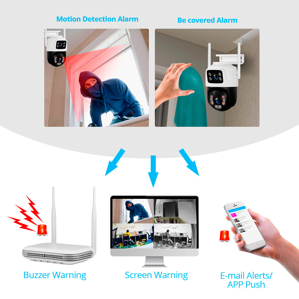 Kerui à prova d'água 6mp hd se - Home Security Ideas avaliação e preço