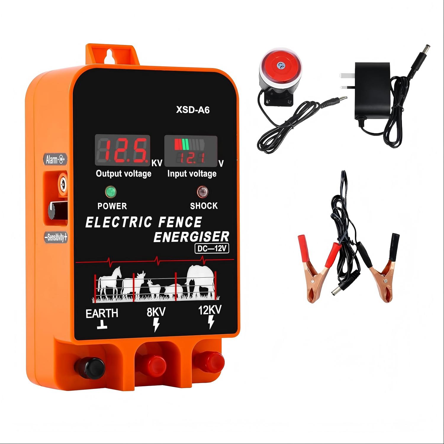 Energizador de cerca elétrica  - Home Security Electric Fence avaliação e preço