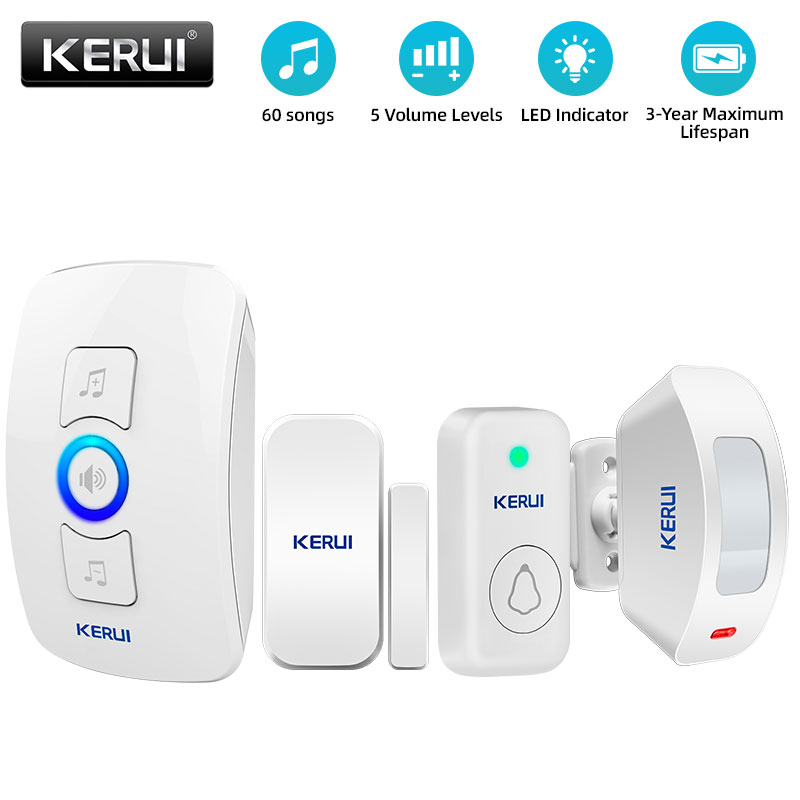 Kerui campainha sem fio de seg - Home Security Bell avaliação e preço