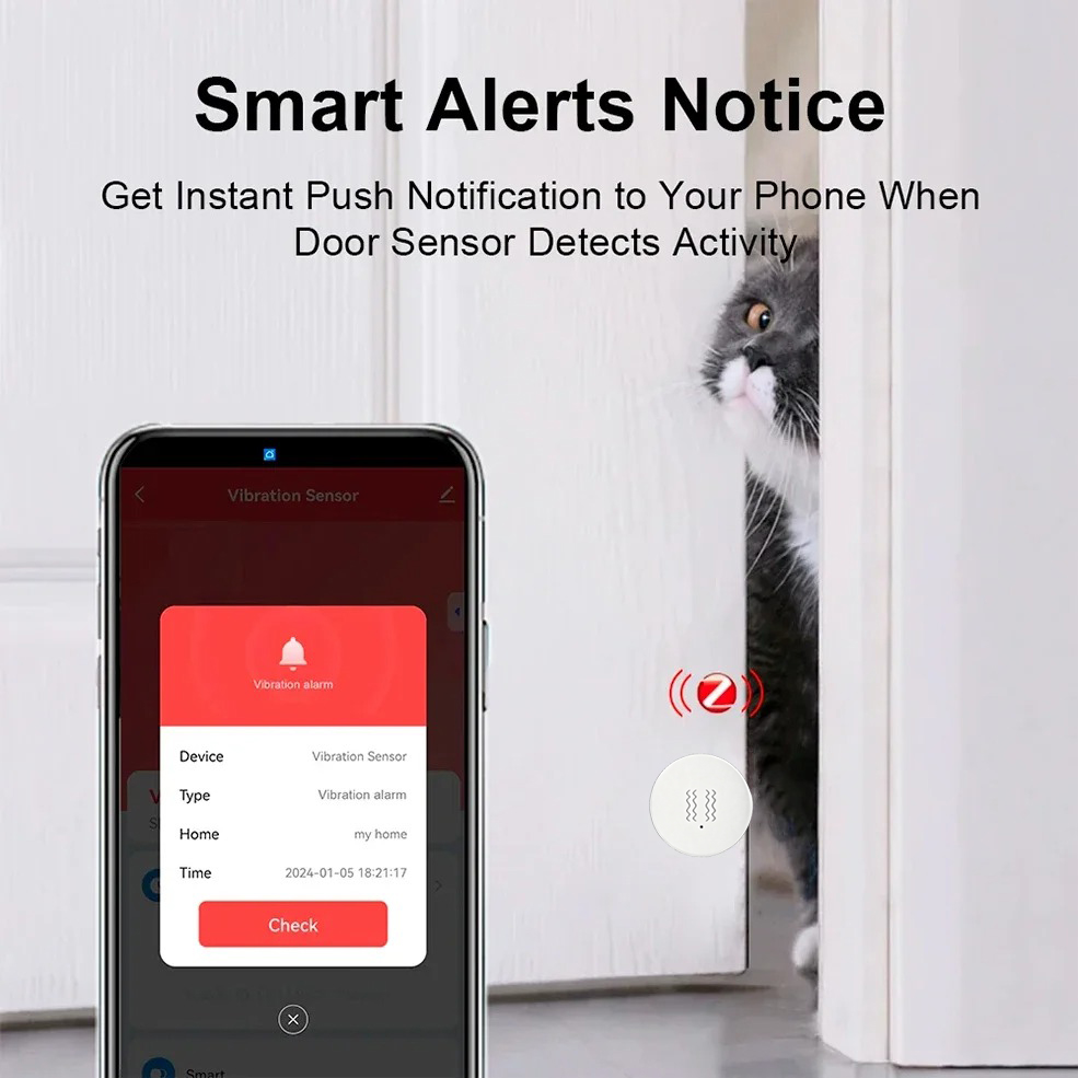 Sensor de Vibração e Inclinaçã - Home Security Systems avaliação e preço