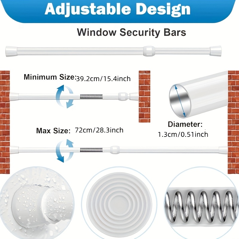 Barra de Segurança Ajustável e - Home Security Door Reinforcement Lock avaliação e preço