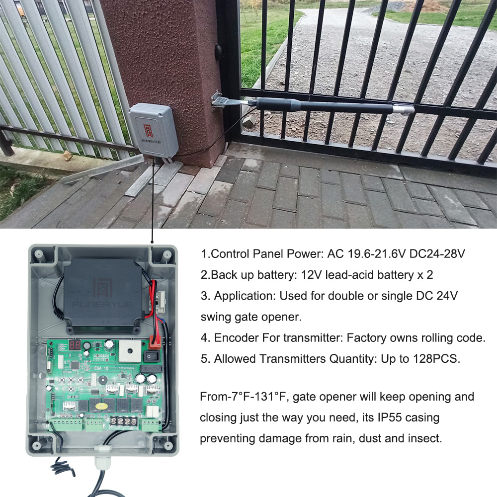 Abridor de portão elétrico, ab - Home Security Electric Fence avaliação e preço