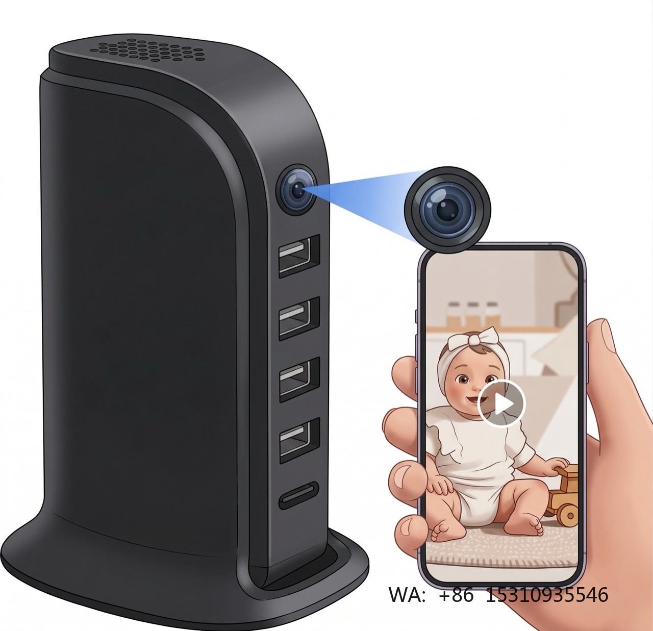 Câmera de Segurança Wi-Fi Comp - Home Security Officer avaliação e preço