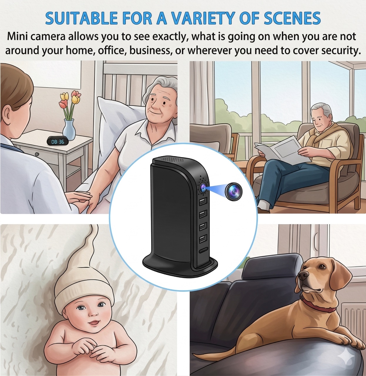 Câmera de Segurança Wi-Fi Comp - Home Security Officer avaliação e preço