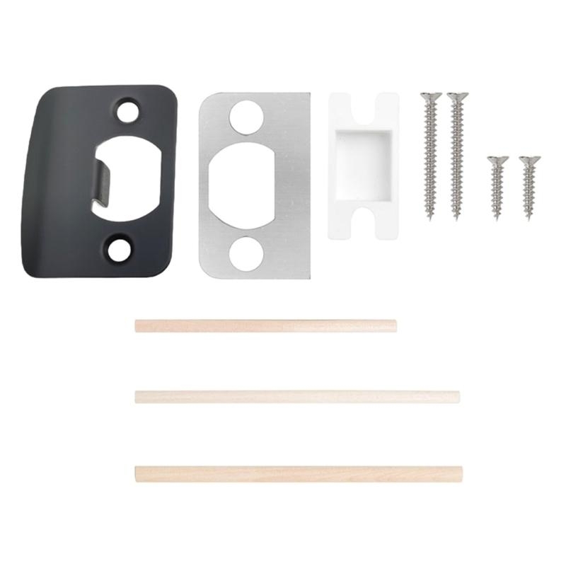 Conjunto placas greves porta e - Home Security Door Reinforcement Lock avaliação e preço