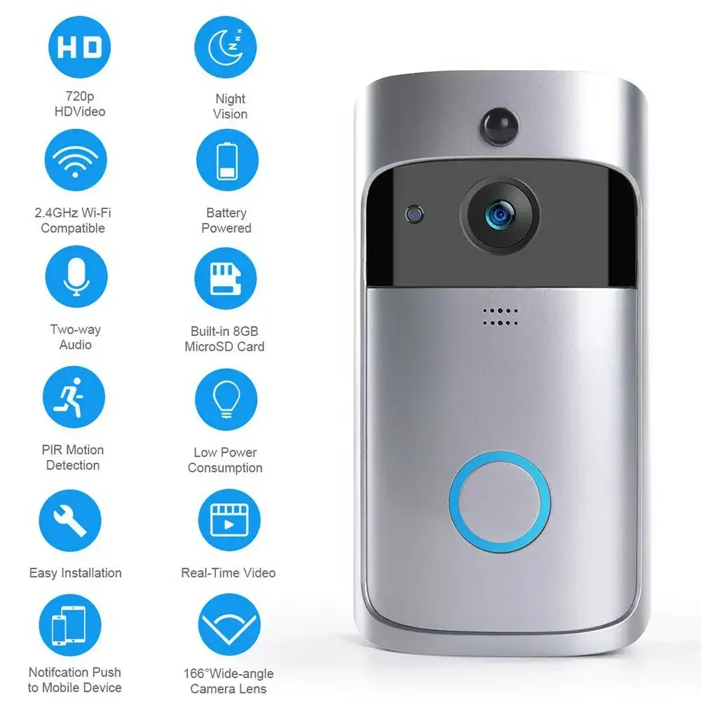Câmera de Campainha Sem Fio WI - Home Security La avaliação e preço