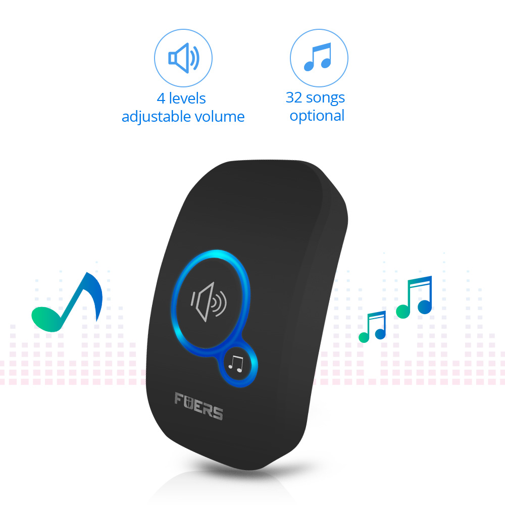 Fuers campainha sem fio casa b - Home Security Bell avaliação e preço