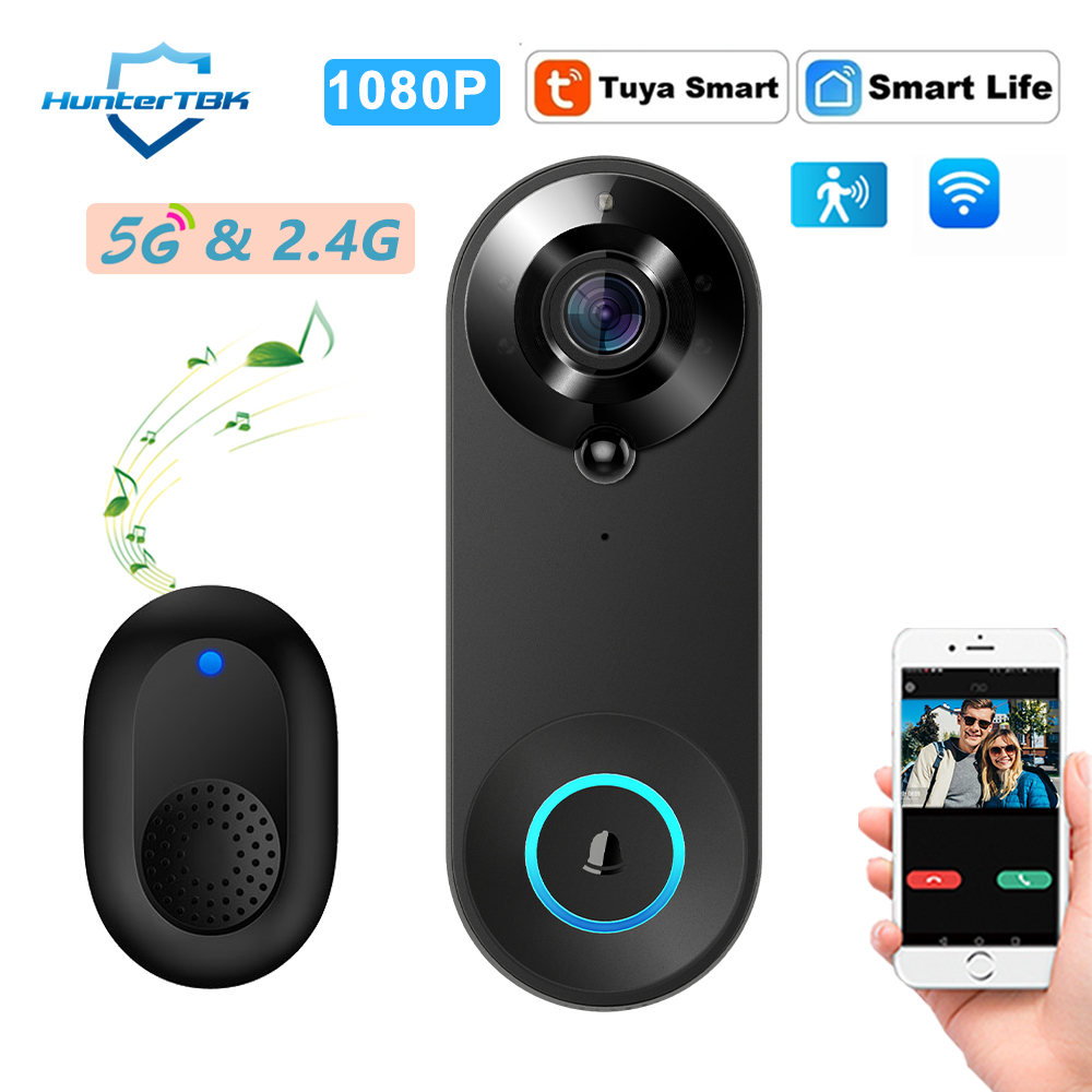 Campainha de Vídeo WiFi 5G 2.4 - Home Security Bell avaliação e preço