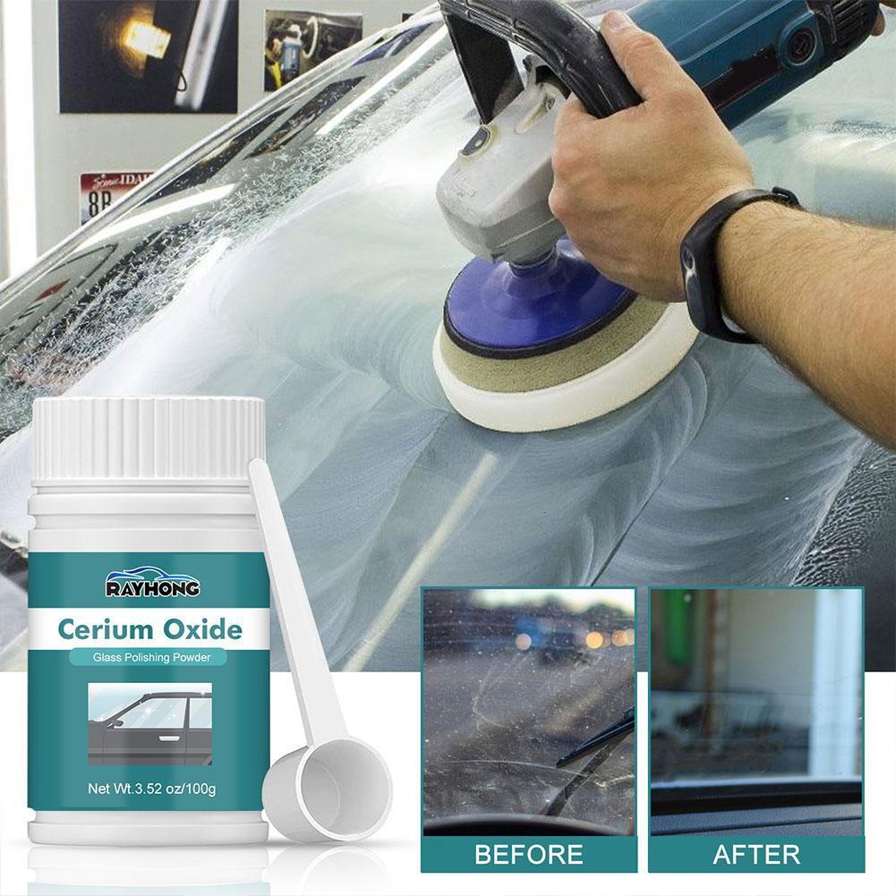 100g pó de polimento de vidro  - Glass Break Detector avaliação e preço