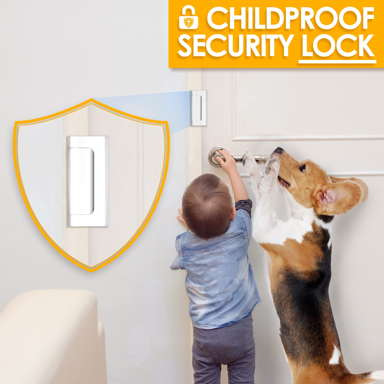 Nova fechadura de porta de seg - Home Security Door Reinforcement Lock avaliação e preço