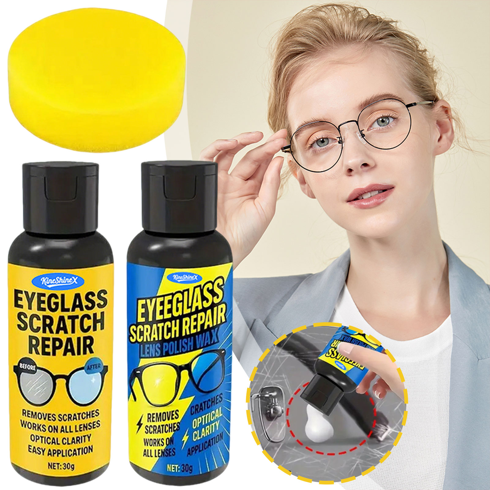 30g removedor de arranhões par - Glass Break Detector avaliação e preço