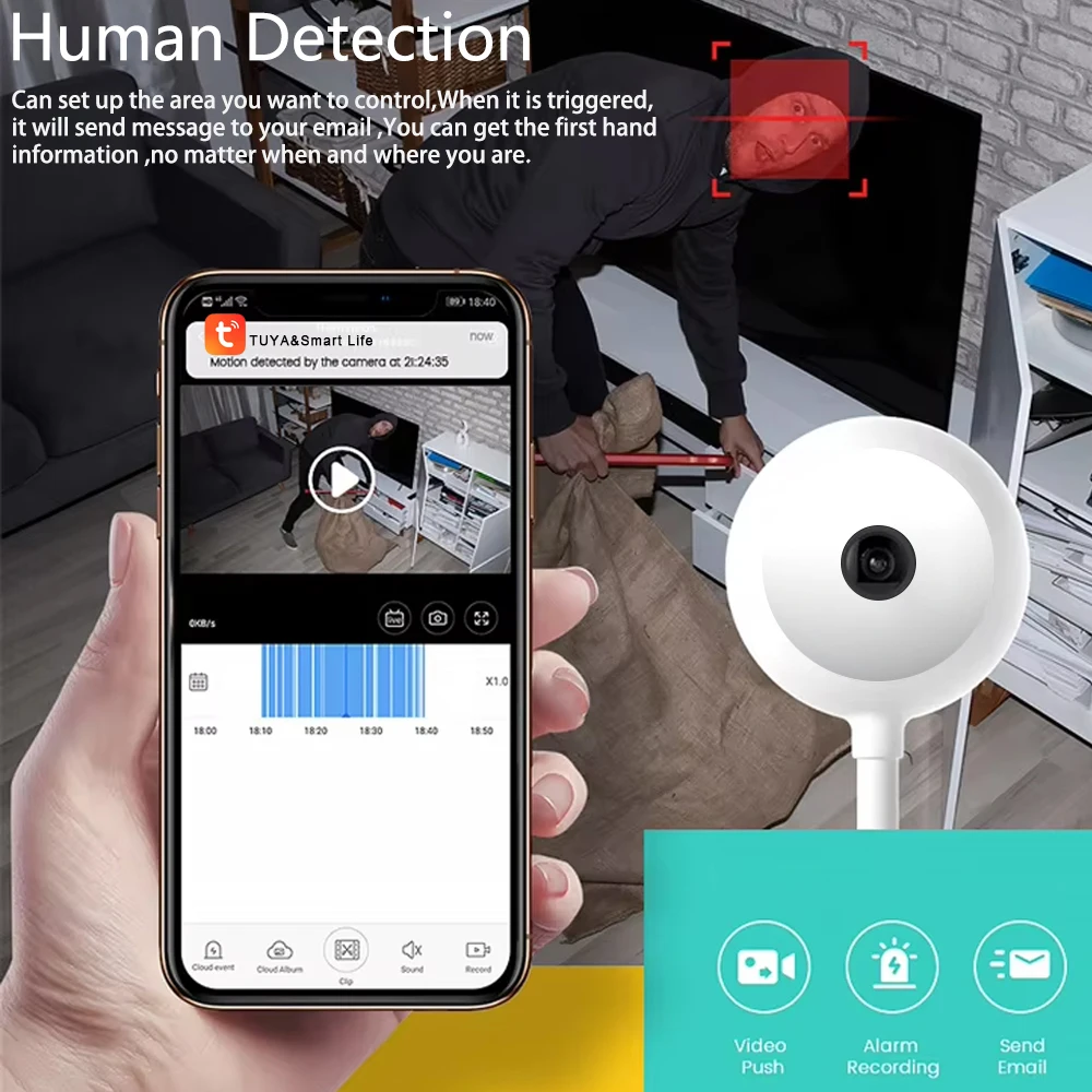 Câmera de Luz Inundante WiFi U - Home Security Flood Lights avaliação e preço