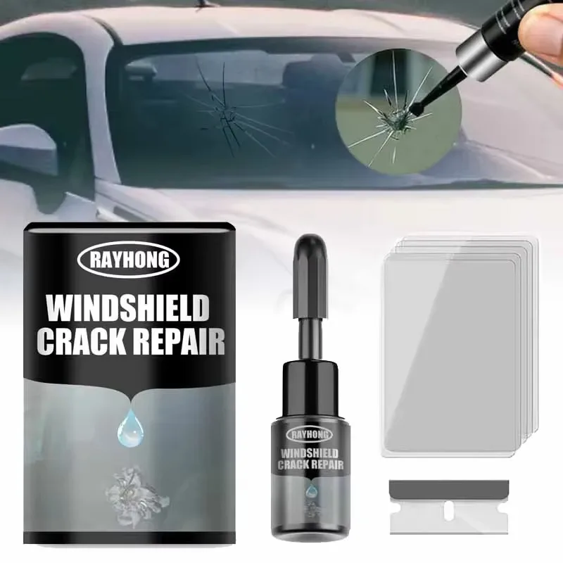 Windshield Crack Repair Fluid, - Glass Break Detector avaliação e preço